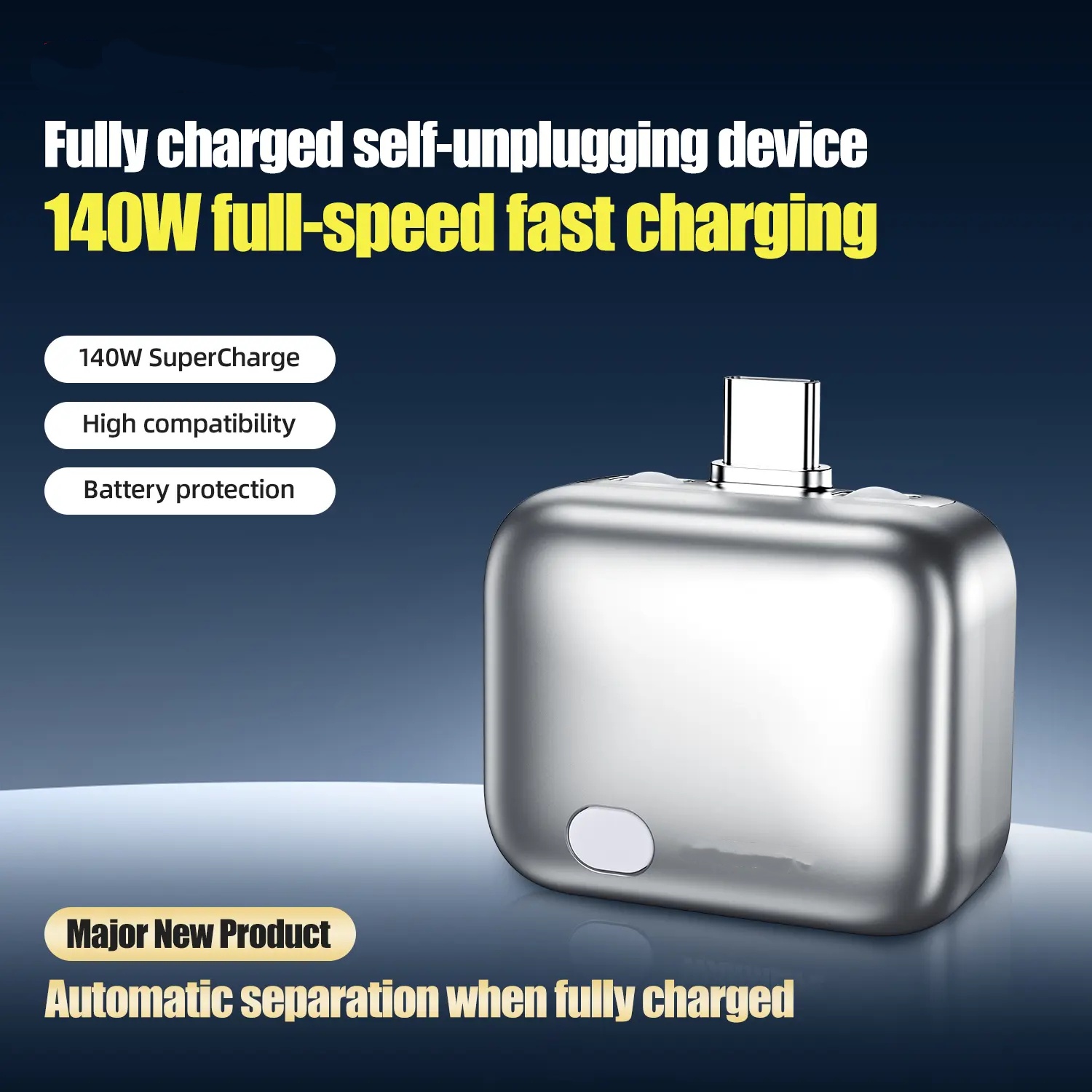 Battery Case Storage - Type-C 140W Physical-Disconnect Battery Guard Anti-Overcharge