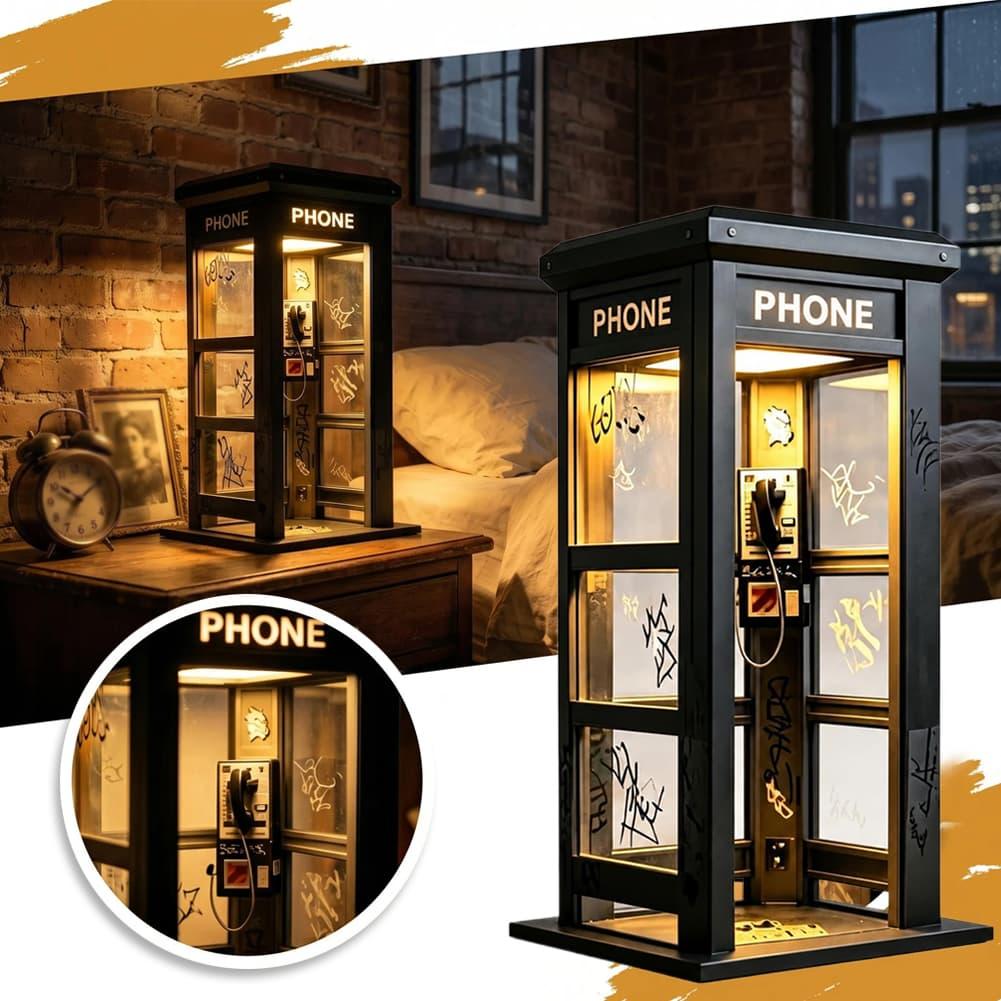 Retro Graffiti Phone Booth Tab - Battery Case Storage 评论和价格
