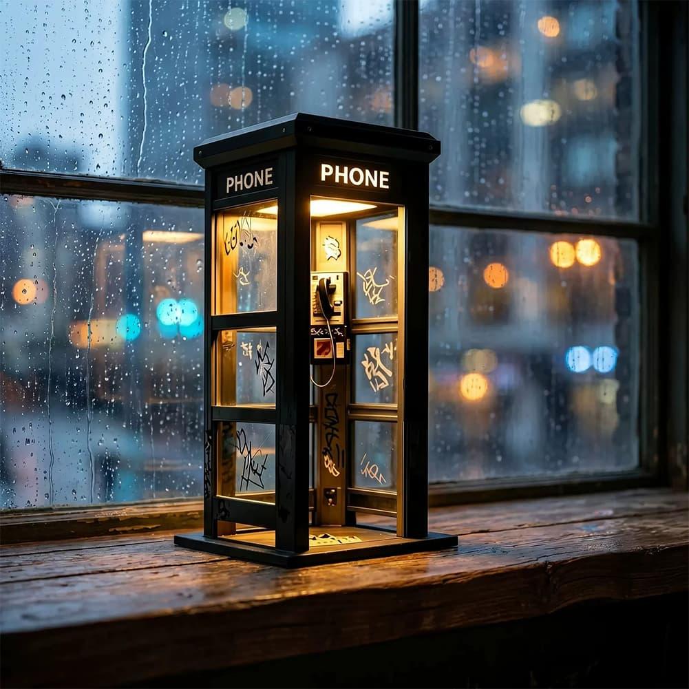 Retro Graffiti Phone Booth Tab - Battery Case Storage 评论和价格