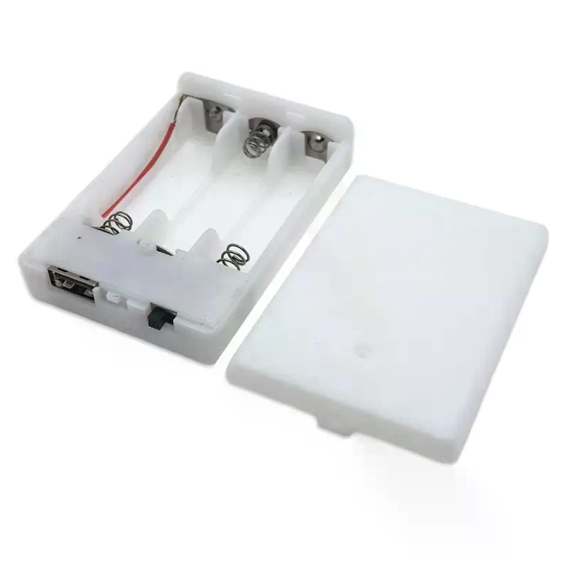3AA 4.5V Battery Box with Swit - Battery Case Storage 评论和价格