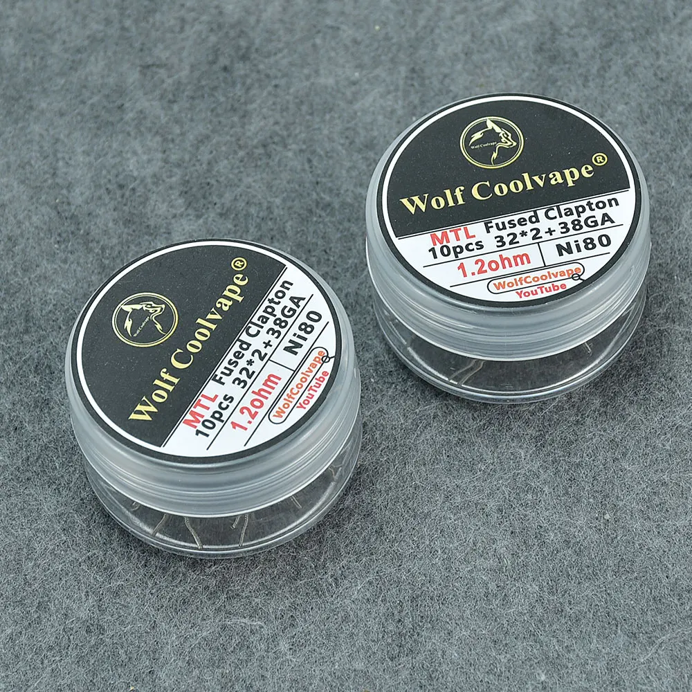 Wolfcoolvape NI80 Pre-Built He - Vape Coil Replacement 评论和价格